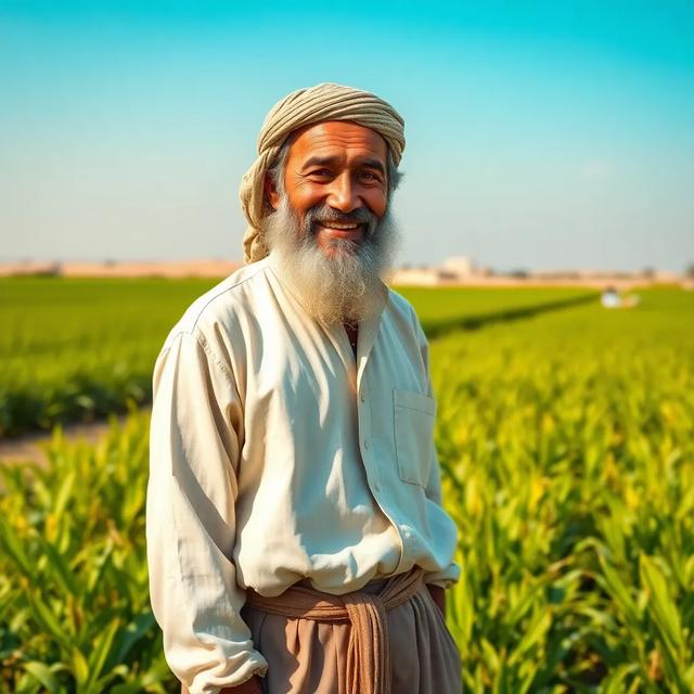 Book cover of the story titled: The Wise Farmer and the Talking Goat