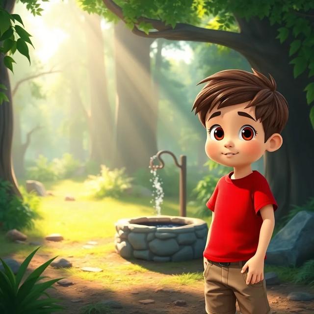 Book cover of the story titled: The Wishing Well of Whimsy