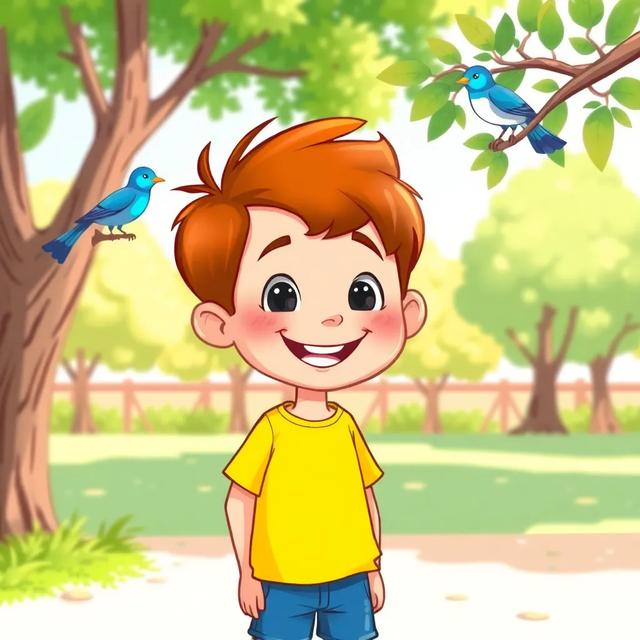 Book cover of the story titled: Timmy and the Singing Birds