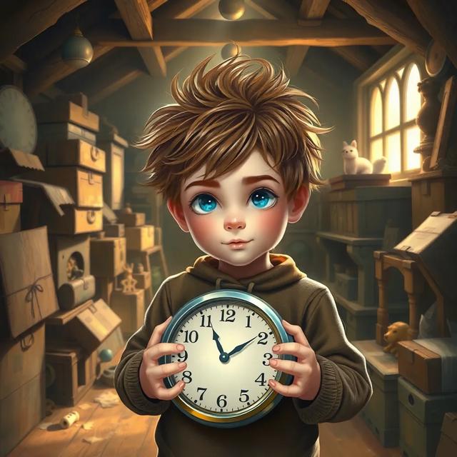 Book cover of the story titled: Timmy's Time Traveling Adventure