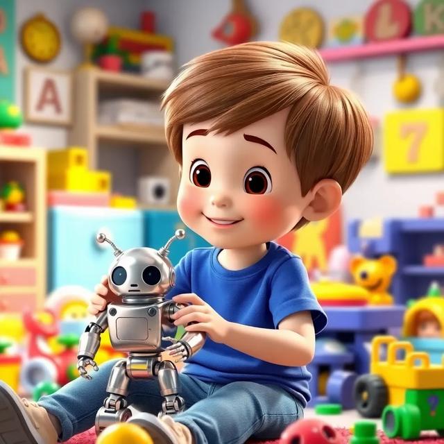 Book cover of the story titled: Timmy’s Time-Traveling Toy
