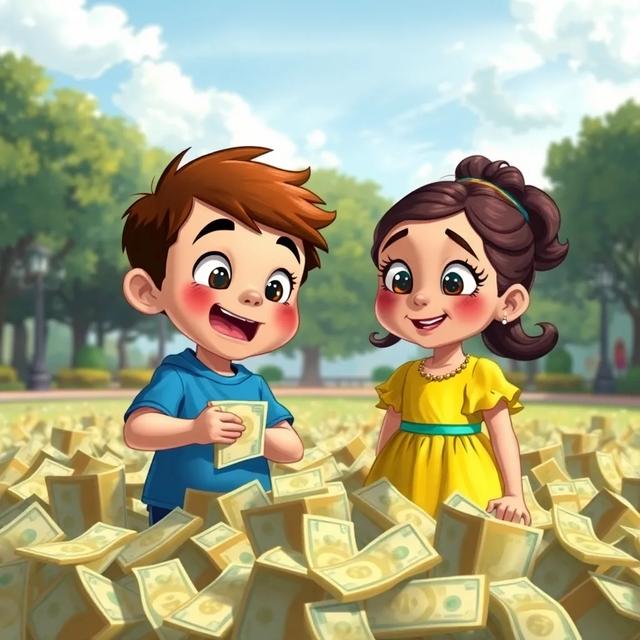 Book cover of the story titled: Un Millón de Dólares en Un Día
