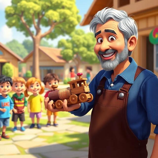 Book cover of the story titled: Uncle Saeed the Skilled Carpenter
