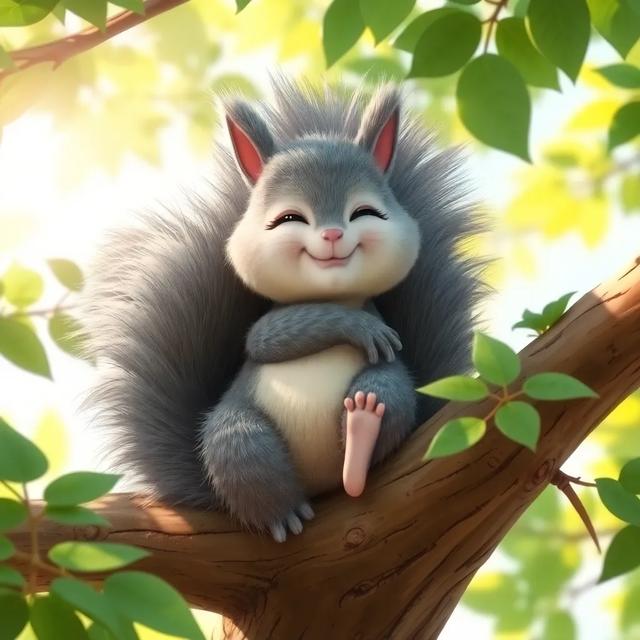 Book cover of the story titled: Washy the Helpful Squirrel