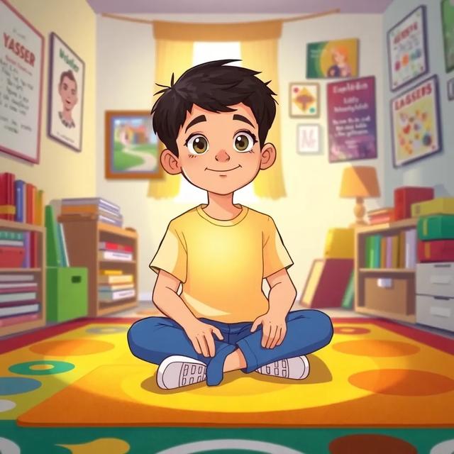 Book cover of the story titled: Yasser's Storybook Adventure