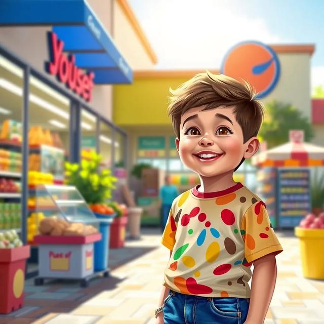 Book cover of the story titled: Yousef's Supermarket Adventure