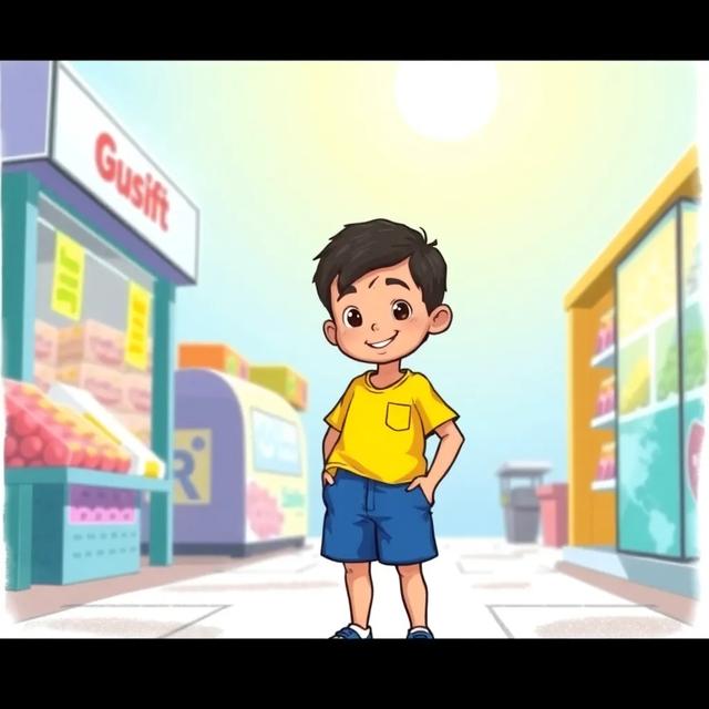Book cover of the story titled: Yousef's Yellow Adventure